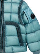 Giubbino per bambino C.P. Company Kids blu con modello trapuntato CUS01FL3AB1 40589 C.P.COMPANY KIDS 