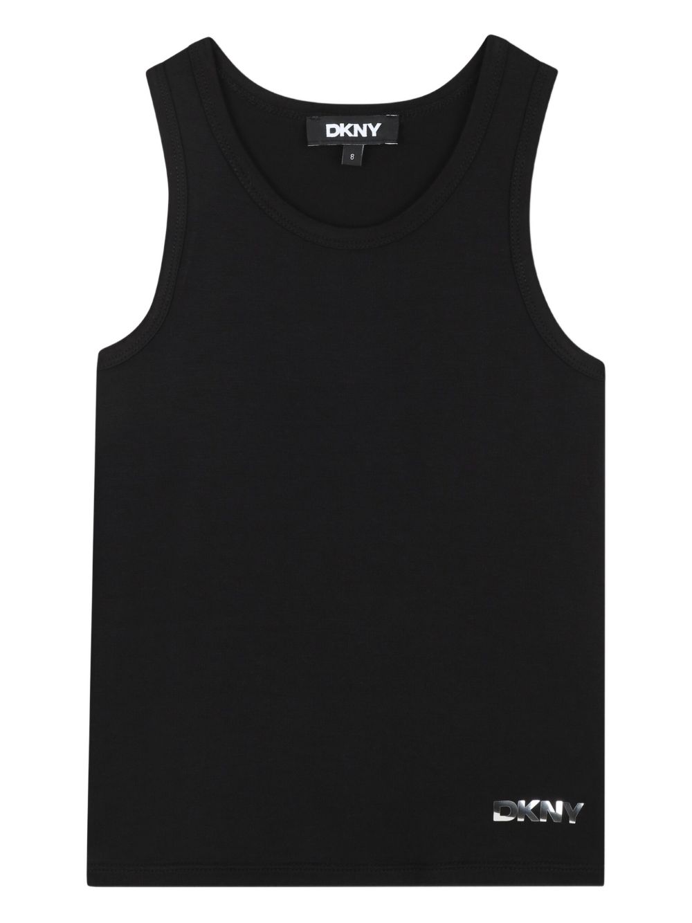 Camicia Utility per bambina Dkny Kids nera con effetto morié D62352 09B DKNY KIDS 