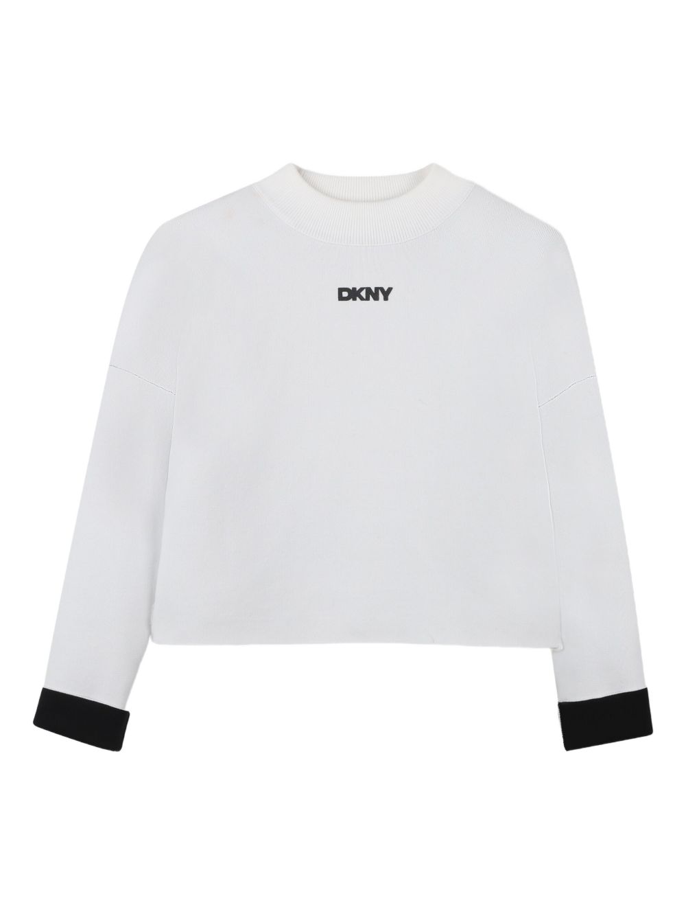 Maglione per bambina Dkny Kids multicolore con dettaglio con logo D62379 M91 DKNY KIDS 