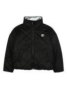 Piumino per bambina Dkny Kids nero con design trapuntato D62381 09B DKNY KIDS 