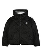 Piumino per bambina Dkny Kids nero con design trapuntato D62381 09B DKNY KIDS 