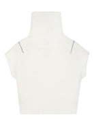 Maglione per bambina Dkny Kids bianco con collo alto D62382 117 DKNY KIDS 