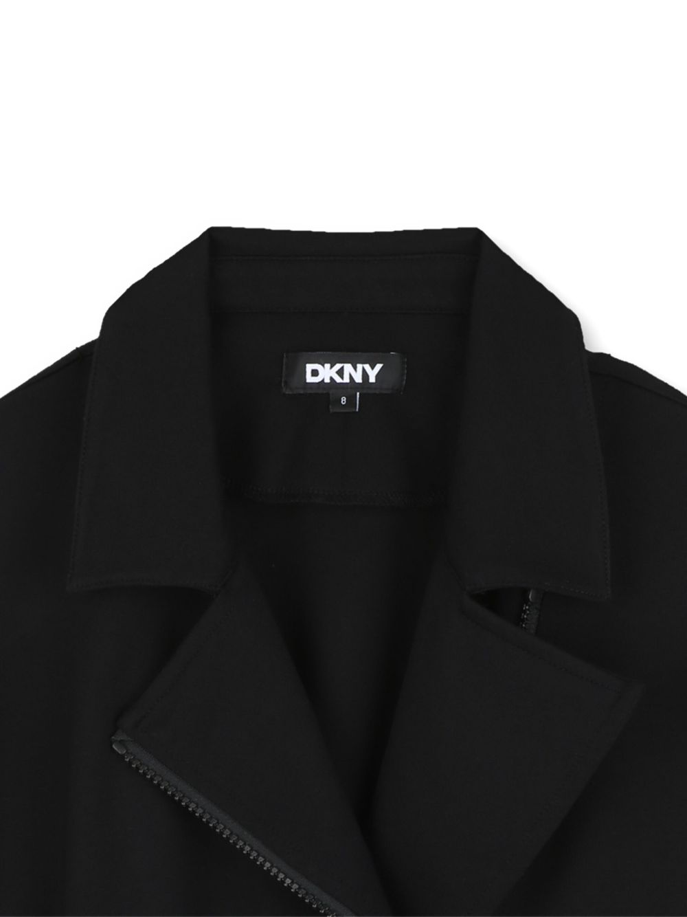 Giubbino per bambina DKNY Kids nero con chiusura frontale con zip D62386 09B DKNY KIDS 