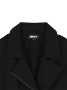 Giubbino per bambina DKNY Kids nero con chiusura frontale con zip D62386 09B DKNY KIDS 