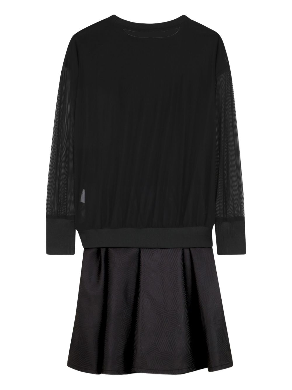 Abito per bambina DKNY Kids nero con dettaglio con logo D62396 09B DKNY KIDS 