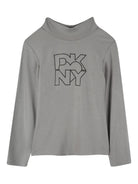 Maglione per bambina DKNY Kids grigio con collo a lupetto D62420 016 DKNY KIDS 