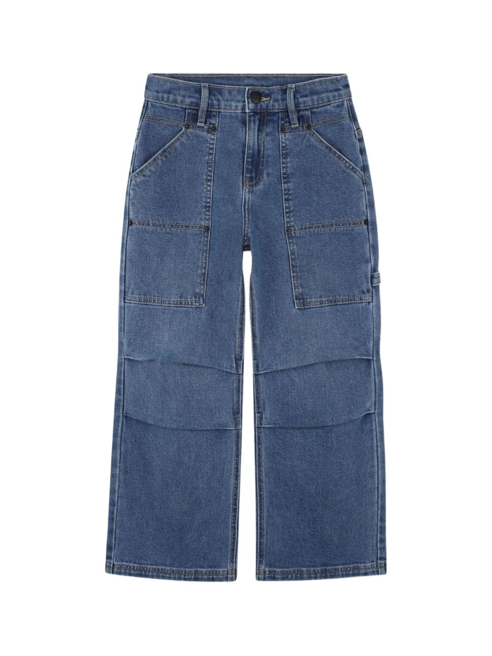 Jeans per bambina DKNY Kids denim con logo ricamato sulla tasca posteriore D62422 Z2A DKNY KIDS 