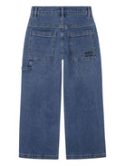 Jeans per bambina DKNY Kids denim con logo ricamato sulla tasca posteriore D62422 Z2A DKNY KIDS 