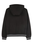 Felpa per bambini Dkny Kids nera con cappuccio e zip D62430 09B DKNY KIDS 