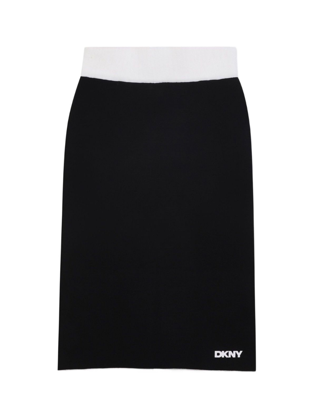 Gonna per bambina DKNY Kids nera con dettaglio logo D62486 M91 DKNY KIDS 