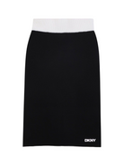 Gonna per bambina DKNY Kids nera con dettaglio logo D62486 M91 DKNY KIDS 