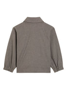 Camicia per bambino Dolce & Gabbana Kids grigio a righe L42B86 FURN5 S8051 DOLCE & GABBANA KIDS 