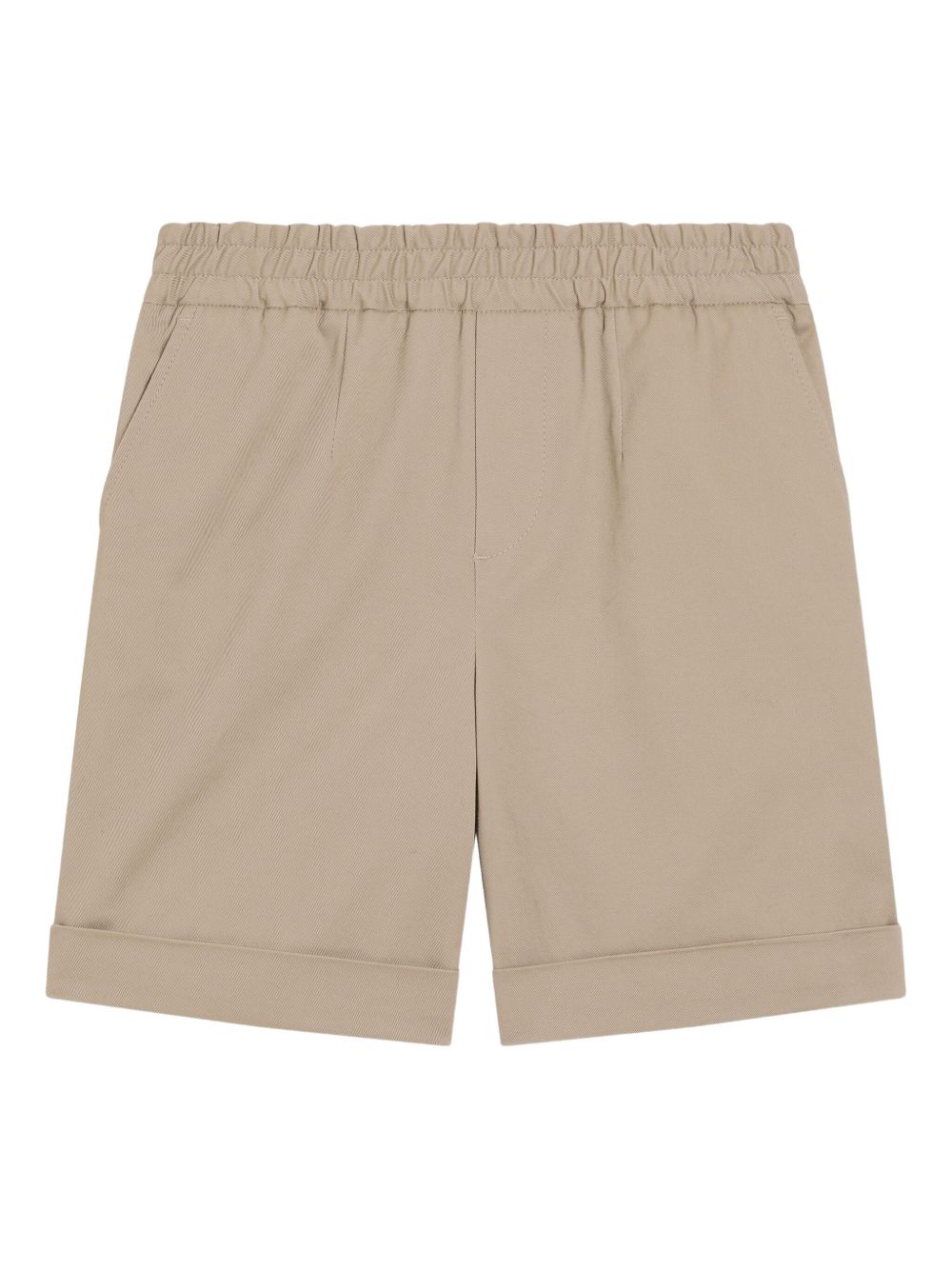 Shorts per bambino Dolce & Gabbana Kids beige con logo posteriore L43Q88 FUFL3 M0208 DOLCE & GABBANA KIDS 