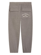 Pantaloni per bambino Dolce & Gabbana Kids grigi con motivo gessato L44P90 FURN5 S8051 DOLCE & GABBANA KIDS 