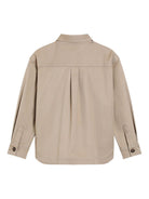 Camicia per bambini Dolce & Gabbana Kids beige con chiusura frontale con zip L44S54 FUFL3 M0208 DOLCE & GABBANA KIDS 