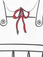 T-shirt per bambina Dolce & Gabbana Kids bianca con stampa a trompe l'oeil L5JTPI G7PGX W0111 DOLCE & GABBANA KIDS 