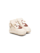 Stivali per neonato Donsje beige con Babbo Natale 1035704 PU007 DONSJE KIDS 