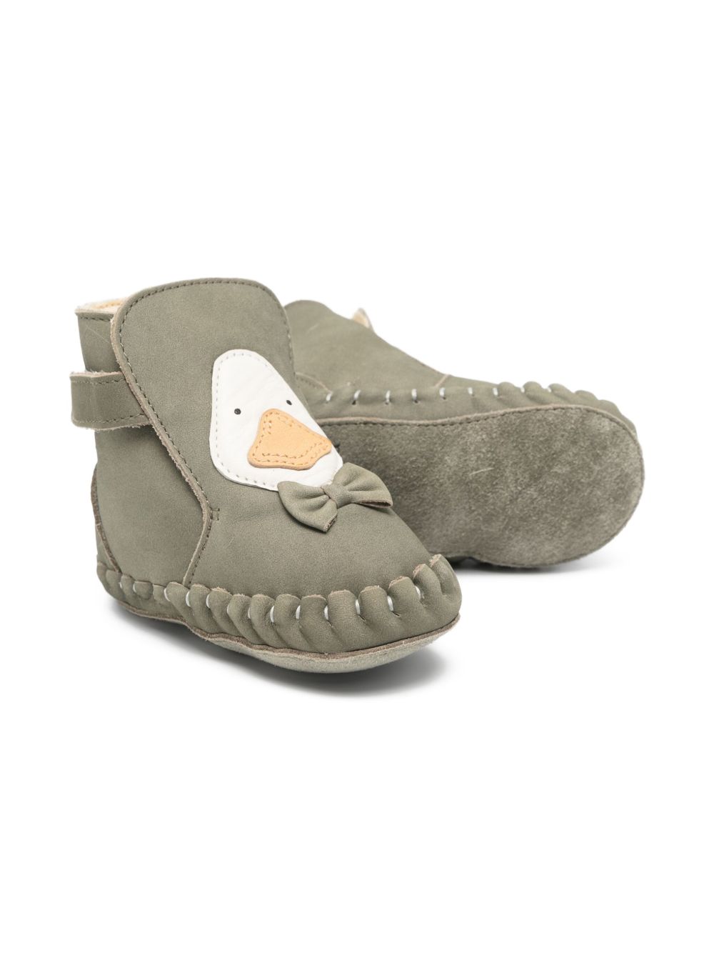 Stivali per neonato Donsje verdi con motivo faccia d'anatra 1041802 NL126 DONSJE KIDS 