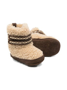Stivali per neonata Donsje beige con suola in camoscio 1042000 NL113 DONSJE KIDS 