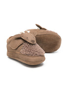Scarpe da culla per neonati Donsje beige con applicazioni alce 1042104 NL148 DONSJE KIDS 