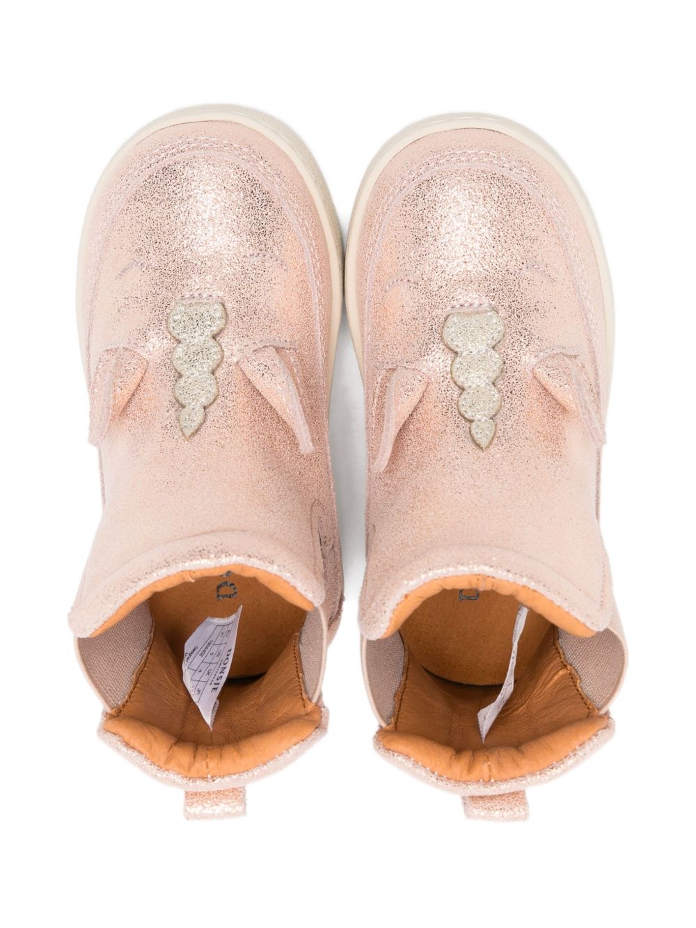 Stivali per neonata Donsje rosa con applicazione a forma di unicorno 1504402 TL024 DONSJE KIDS 