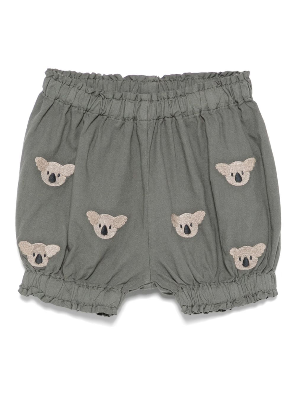 Pantaloncini per neonato Donsje Carson grigio con ricamo all-over 3029804 00062 DONSJE KIDS 