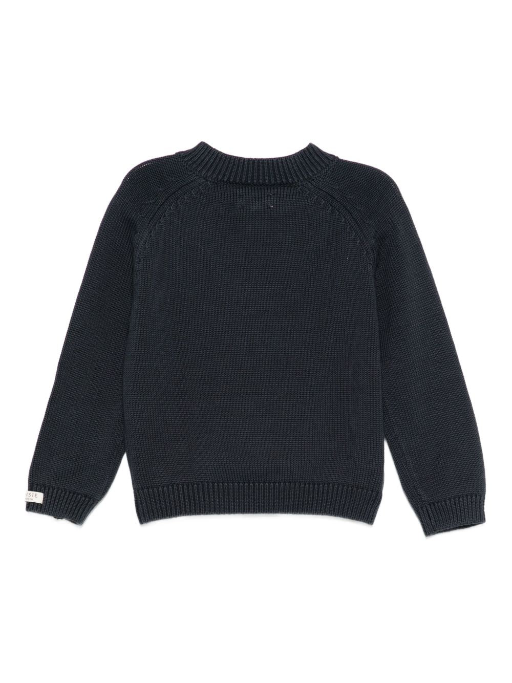 Maglione per neonato Donsje blu con ricamo koala 3037803 00027 DONSJE KIDS 