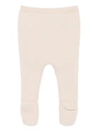 Pantaloni per neonata Donsje beige con applicazione orecchie coniglio 3039102 00037 DONSJE KIDS 