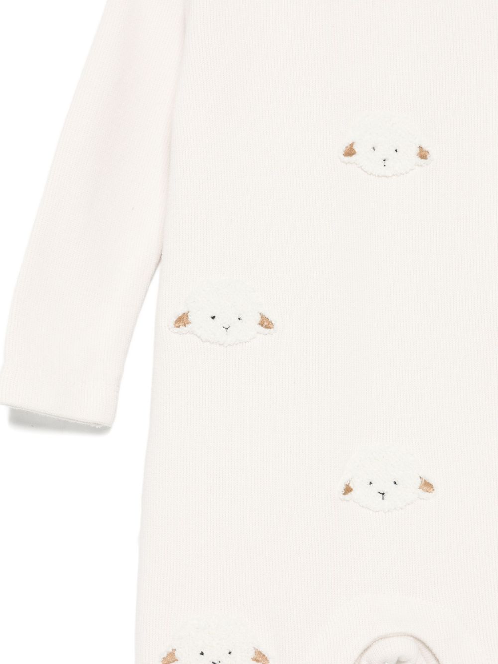 Tutina per neonati Donsje beige con applicazione agnello 3039202 00006 DONSJE KIDS 