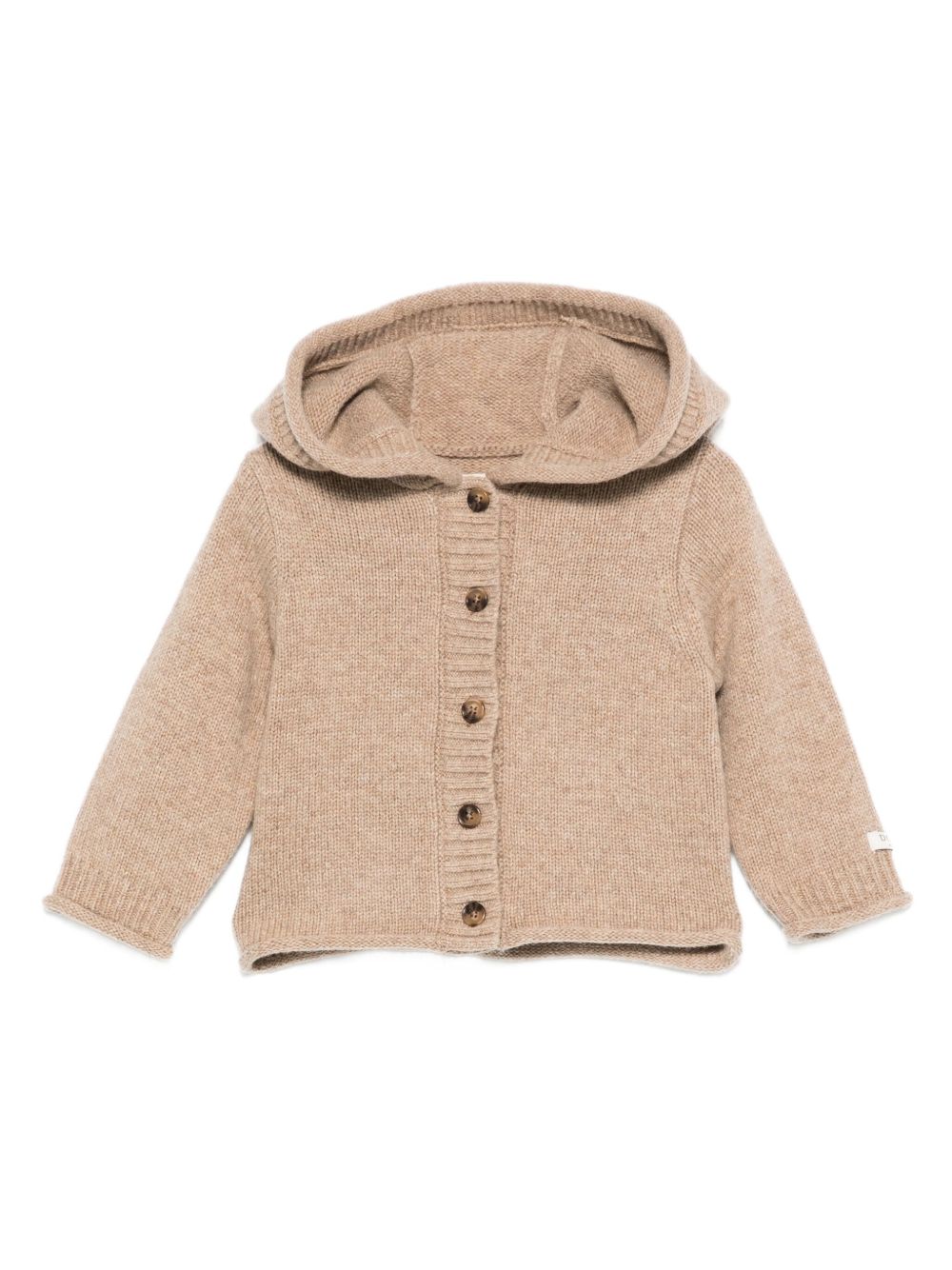 Cardigan per neonato Donsje beige con scollo a V 3039601 00176 DONSJE KIDS 