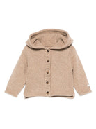 Cardigan per neonato Donsje beige con scollo a V 3039601 00176 DONSJE KIDS 