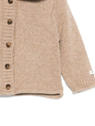 Cardigan per neonato Donsje beige con scollo a V 3039601 00176 DONSJE KIDS 