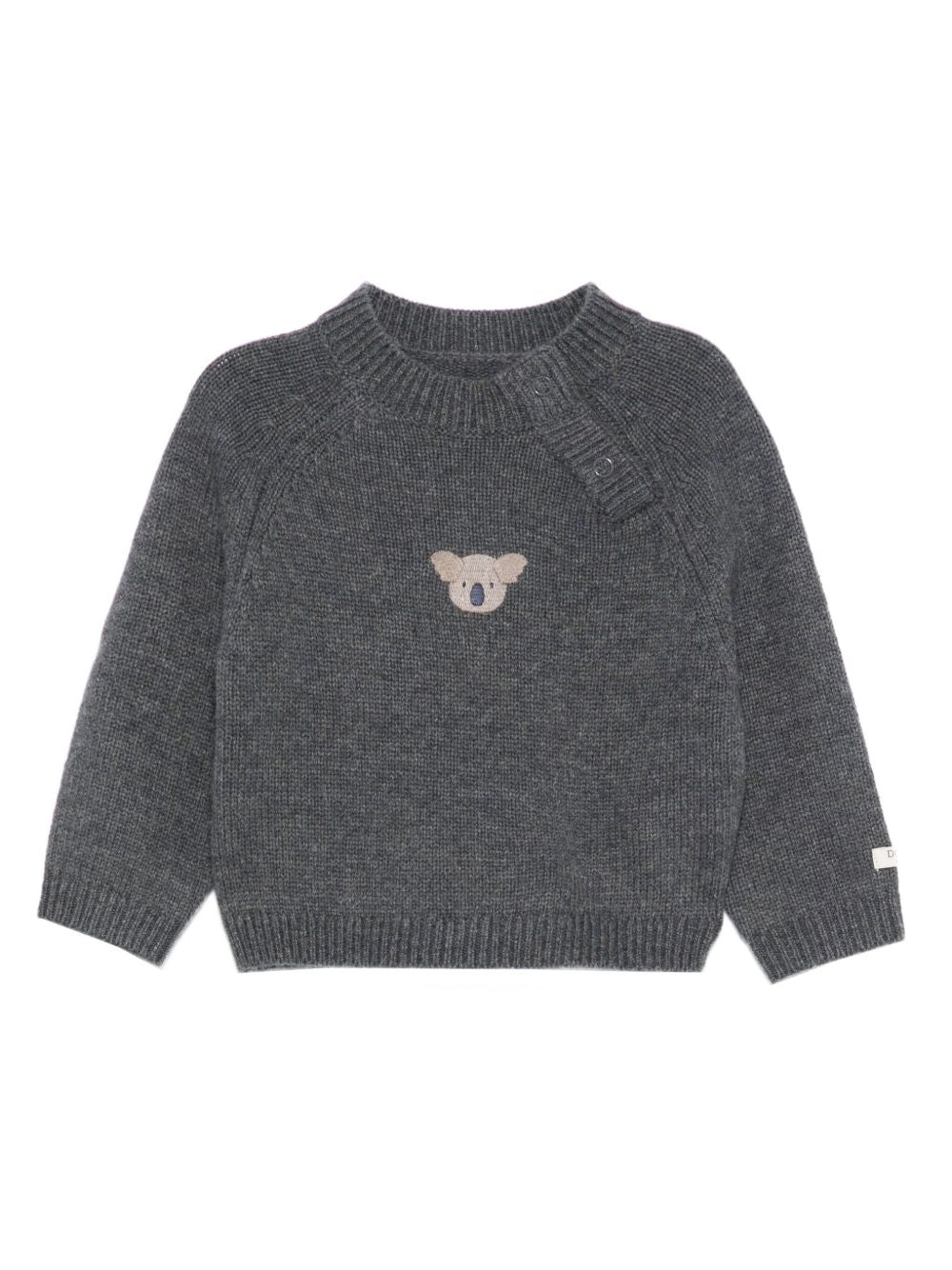 Maglione per neonato Donsje grigio con ricamo koala 3040204 00146 DONSJE KIDS 