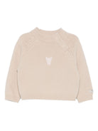 Maglione per neonati Donsje beige con ricamo unicorno 3040205 00037 DONSJE KIDS 