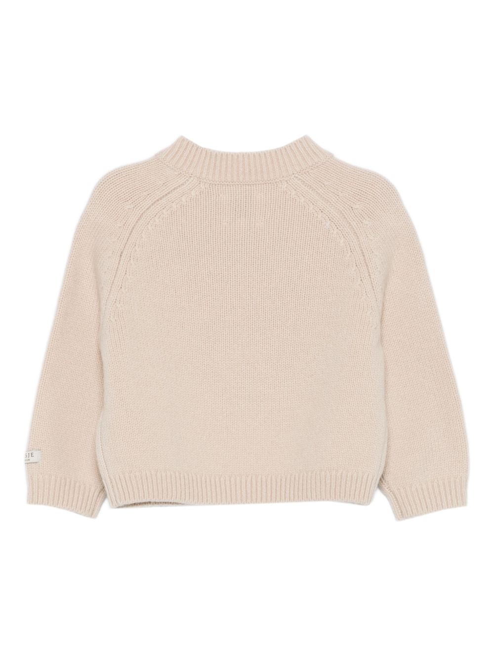 Maglione per neonati Donsje beige con ricamo unicorno 3040205 00037 DONSJE KIDS 