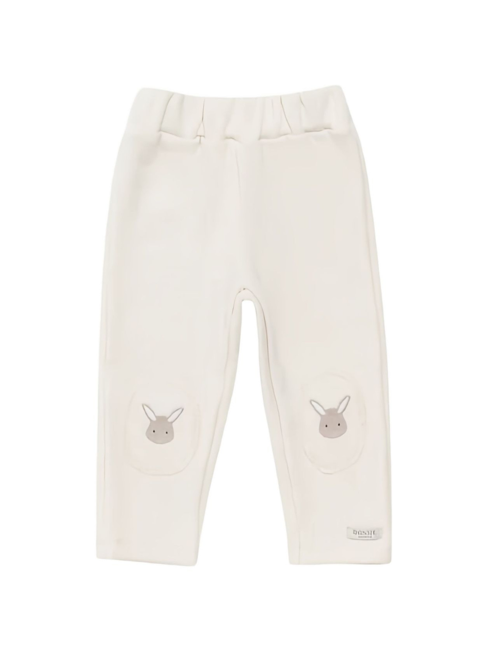Pantaloni per neonata Donsje bianchi con decorazione coniglio 3040702 00003 DONSJE KIDS 