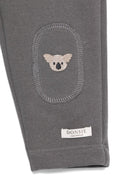 Pantaloni per neonato Donsje grigi con ricamo koala 3040704 00025 DONSJE KIDS 