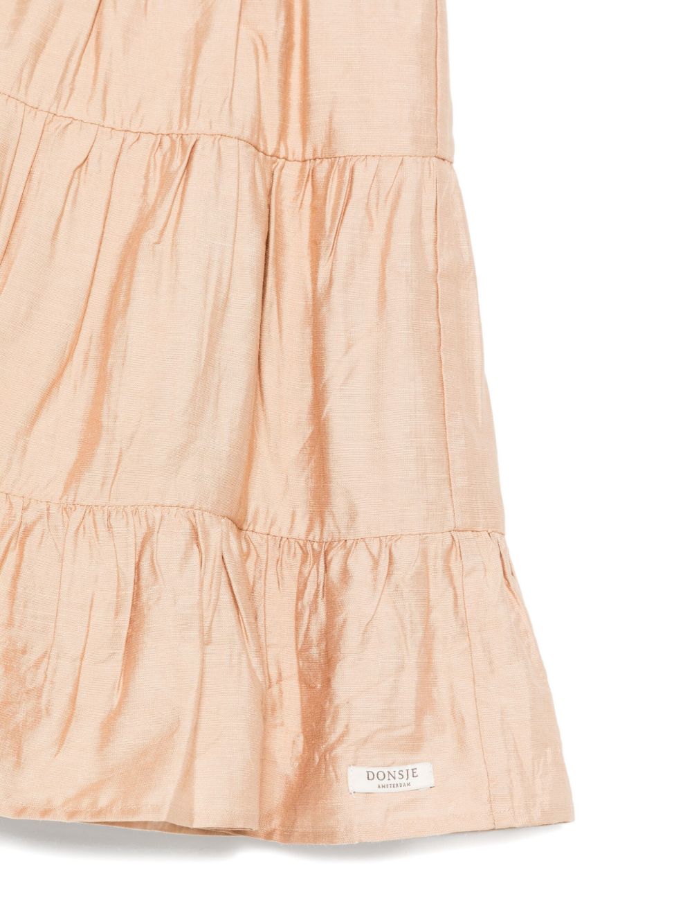 Gonna per bambina Donsje beige con motivo a balze a strati 4099900 00018 DONSJE KIDS 