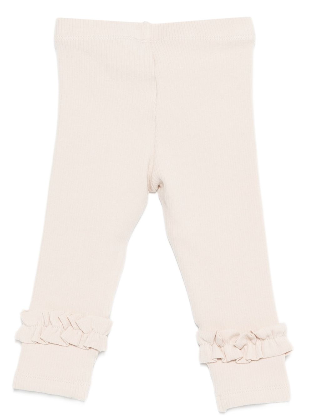Pantaloni Marit per neonata DONSJE beige con ruches 4100100NB 00037 DONSJE KIDS 