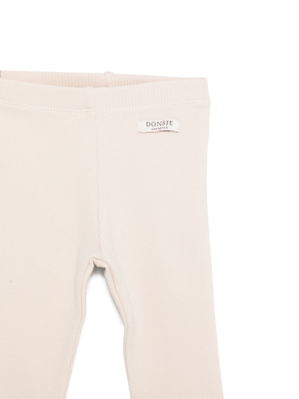 Pantaloni Marit per neonata DONSJE beige con ruches 4100100NB 00037 DONSJE KIDS 
