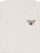 Felpa per bambini Donsje bianco con ricamo koala 4101902 00133 DONSJE KIDS 