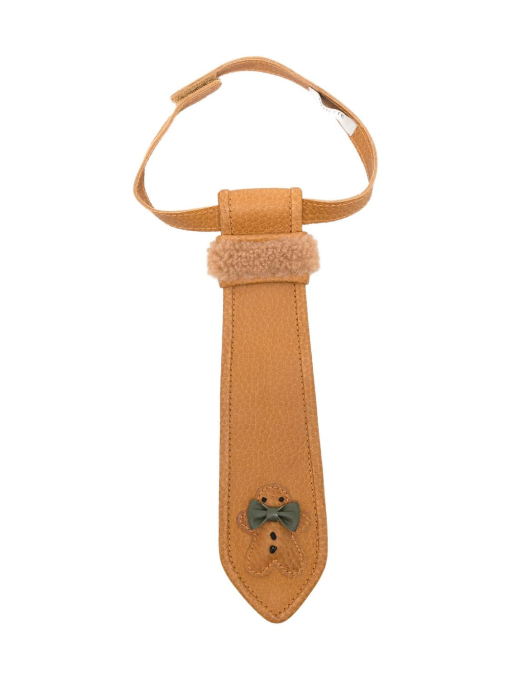 Cravatta per bambino Dosje marrone  con decorazione a forma di biscotto pan di zenzero 6026401 FP067 DONSJE KIDS 