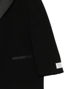 Blazer per bambina Douuod Kids nero a tre bottoni con revers classici DX2A34 J0371 930 DOUUOD KIDS 