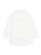 Camicia per bambina Douuod Kids bianca con logo DX5P10 P0522 101 DOUUOD KIDS 