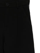 Pantaloni per bambina Douuod Kids nero con dettaglio a righe DX6P40 J0371 930 DOUUOD KIDS 