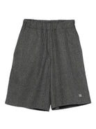 Pantaloni per bambina Douuod Kids grigi con orlo dritto DX6Q69 I0296 808 DOUUOD KIDS 