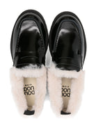 Mocassini per bambina Douuod Kids neri con design slip-on MOC533-P PELLICCIA DOUUOD KIDS 