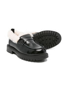 Mocassini per bambina Douuod Kids neri con design slip-on MOC533-P PELLICCIA DOUUOD KIDS 
