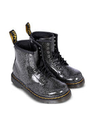 Stivali per bambina Dr. Martens Kids neri con effetto glitter 41435001 1460 Dr martens kids 