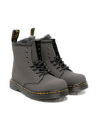 Stivali per bambina Dr. Martens Kids grigi con lacci 41481020 1460 GUNMETAL Dr martens kids 